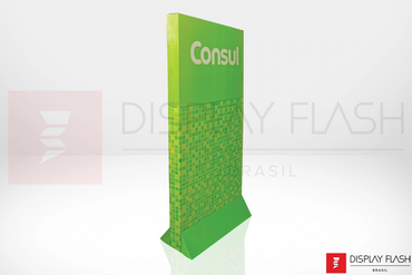 Display Flash Automático de papelão para PDV - Retangular