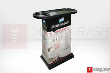 Display de chão Expositor Automático de Papelão para PDV - Flash Table Duramax