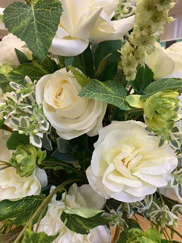 Bespoke Bridal Blossoms - Weddings and Events - Decor hire - Classic theme - Simple - Ivory - Green