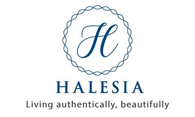 Elegant logo with a scripted H and the word Halesia.
