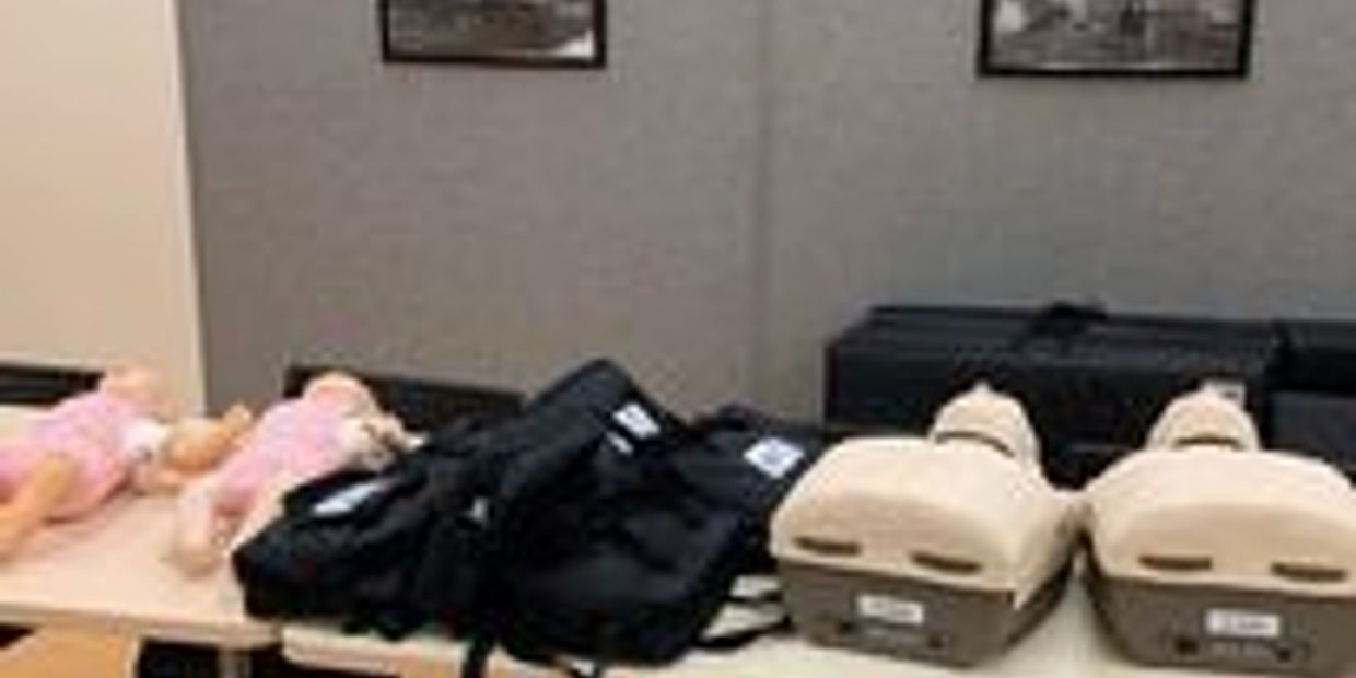 We use equipment such as infants, AED trainers, and Brayden “Big Red” manikins for our CPR courses.