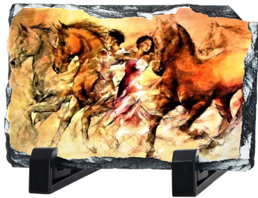 Wild Horses on Slate