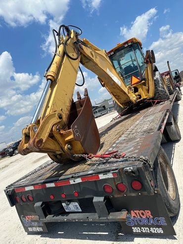 backhoe trailer deere tractor