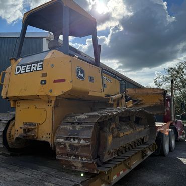track hoe backhoe dozer