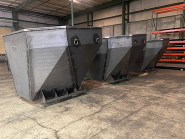 large hopper; food processing hopper