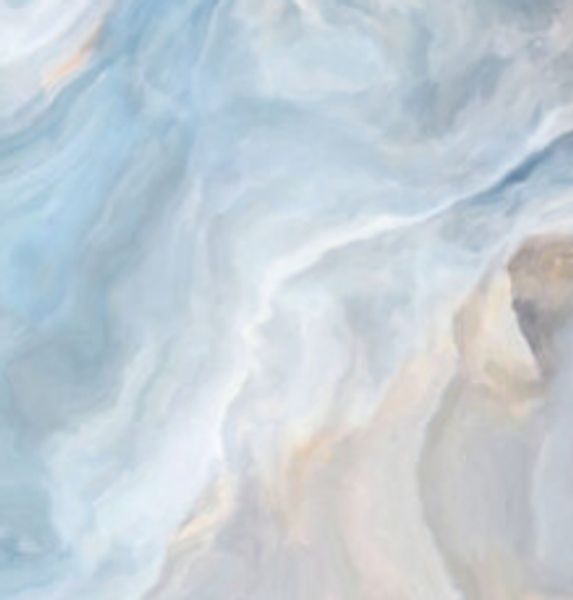 Abstract blue and white marble texture with soft flowing patterns Luxury grab bars Modern metallic and wooden wall handle on hexagonal waterproof wall panels, with fold-down shower seats.