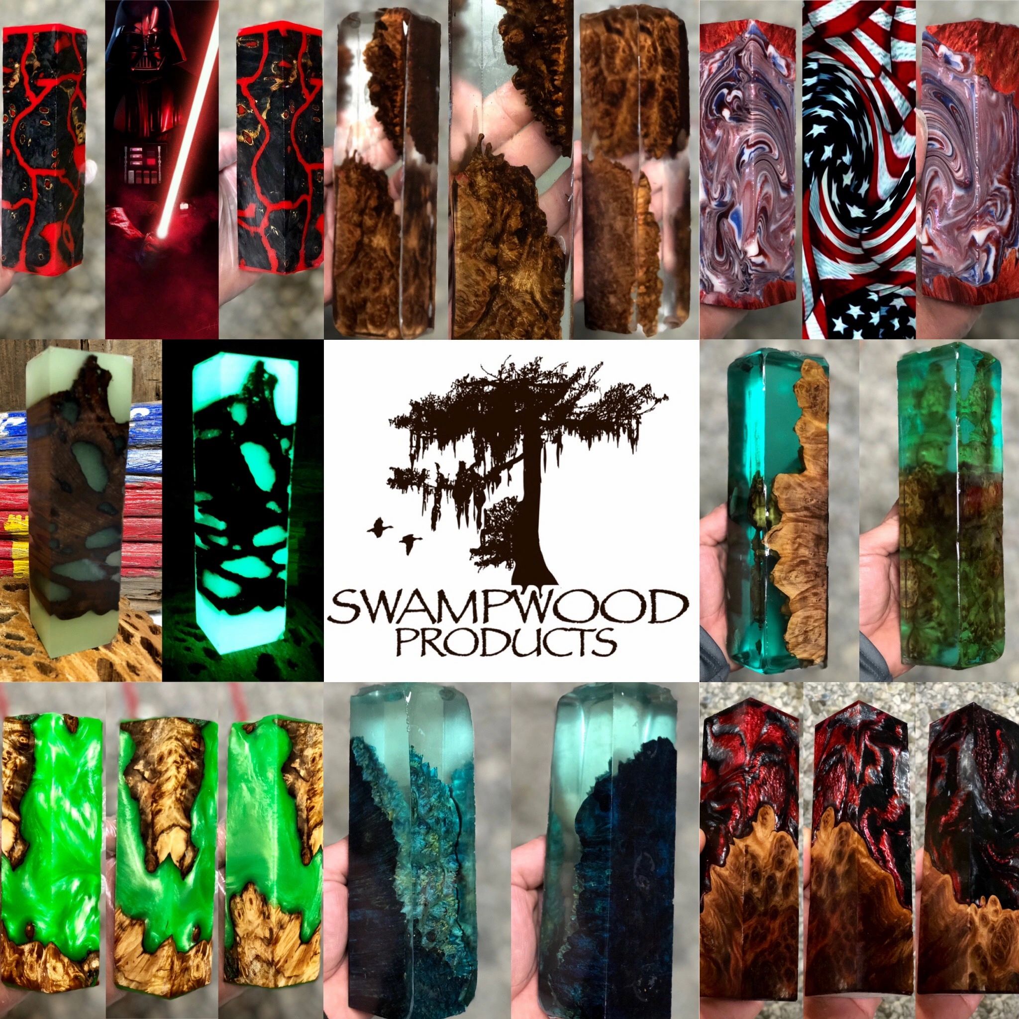 Swampwood Products - Wood Turning Blanks, Hybrid & Burl Wood