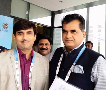 Meeting with CEO-Niti Ayog-Government of India, Highest Think Tank.