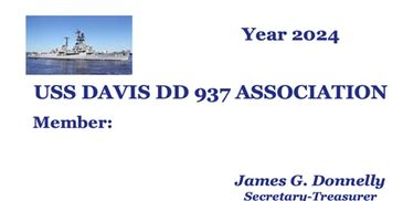 U.S.S DAVIS DD 937