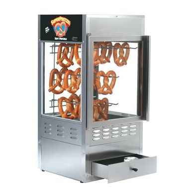 soft pretzel display