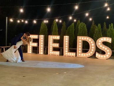 4' Marquee letters last name