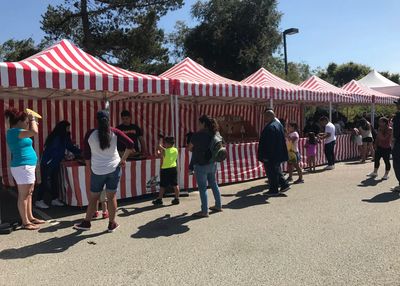 Carnival concession tents