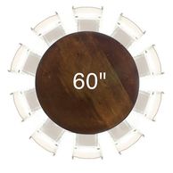 60", 60 inch Round table