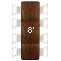 8' x 30" Rectangular Table