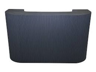 Black Fluted Bar