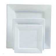 Classic White Square Collection, plate