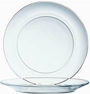 Clear Glass Collection, plate, bowl