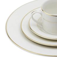 Gold Double Line Collection, plate, bowl, cup, saucer