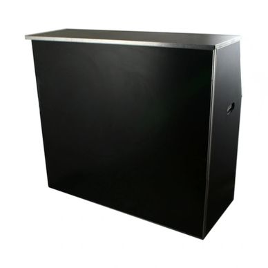 4' Portable Bar in black