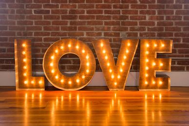 3 foot Tall LOVE Marquee letters