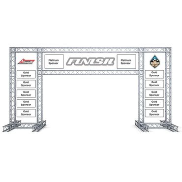 Start and Finish Line Truss for Race 5 K or Marathon