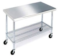 4' x 24" Stainless Steel Table, Specialty Table