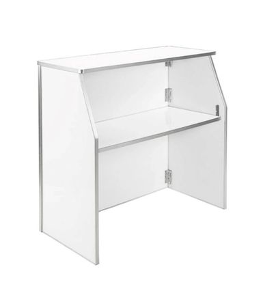 White Folding Bar