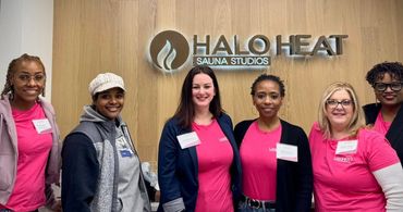 HaloHeat Sauna Studios hosted Aurora Regional Economic Alliance LeadHER event