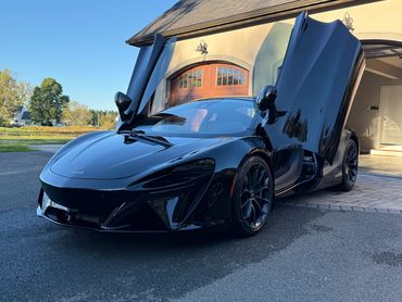 Supercar auto detail on this McLaren Artura for a client in Halfmoon