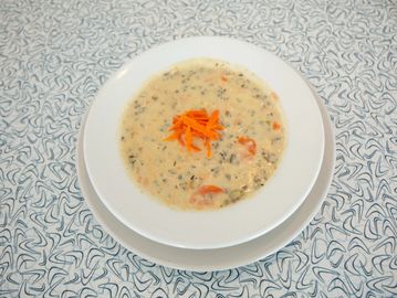 Chicken wild rice soup from scratch