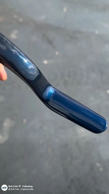 Dark faint metallic blue