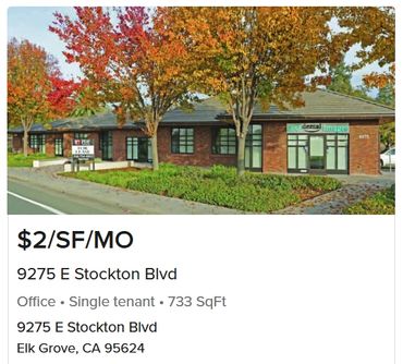 Retail Office Building for Lease in Elk Grove, CA
