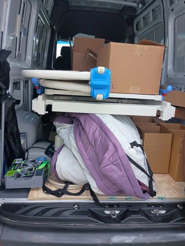 Vision accomplished! First donated bed to send to Jamaica received and sent in 2025!