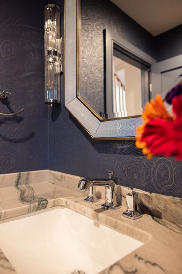 We use Fieldstone cabinetry. MAPLE FAIRFIELD Blueberry