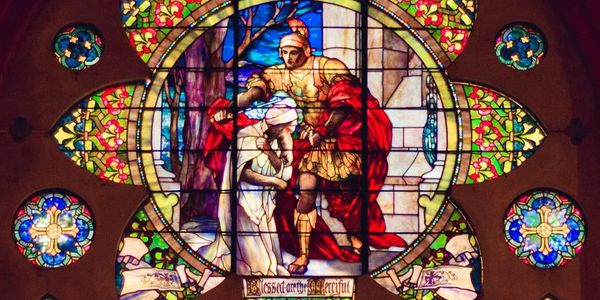 Stained glass window St. Martin in the Fields