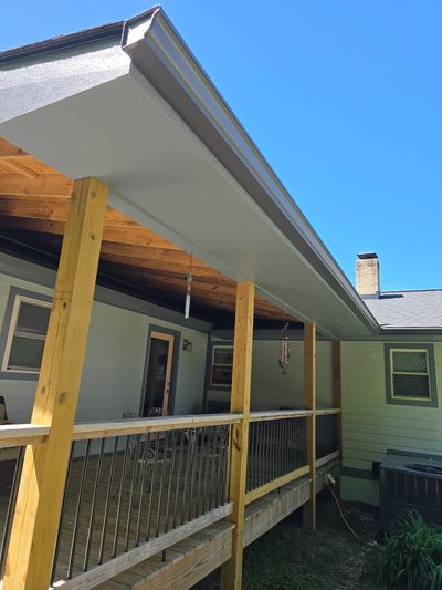 6" Tuxedo Gray Seamless Gutter