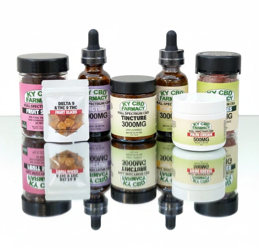 Products for our CBD and Cannabis Dispensary in Danville, Kentucky
