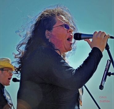 Singers from Apache Spirit entertain the crowd at An Evening of Apache Culture.