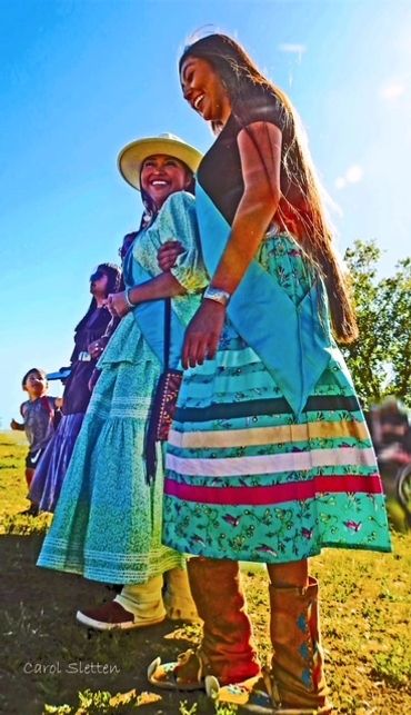 Scholarship recipients are presented to the crowd.