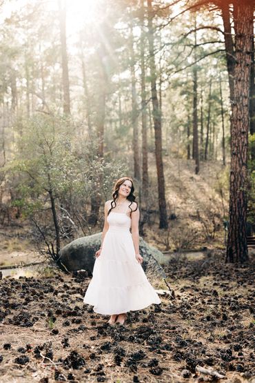Prescott national forest senior photo session