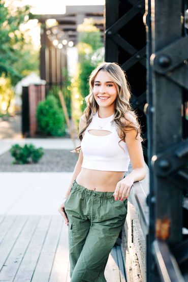 High School Senior photos ar Sam Hill Warehouse Prescott AZ