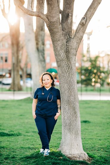 Yavapai College Graduate senior photos in downtown courthouse, Prescott AZ
