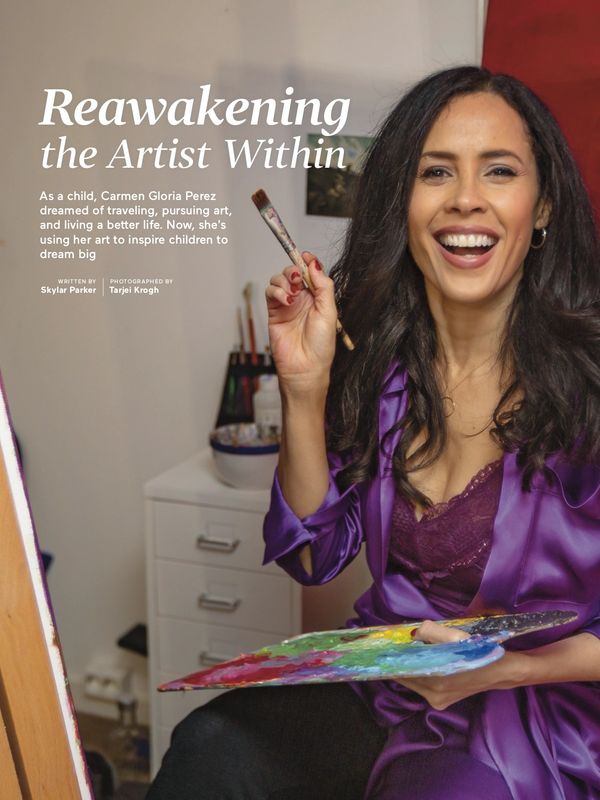 Carmen Gloria Pérez in American Essence magazine - March 2022 issue