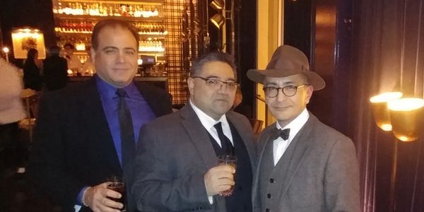 Photo from NYE with Jerry Vasilatos, Art Medina and Michael Cabrera.