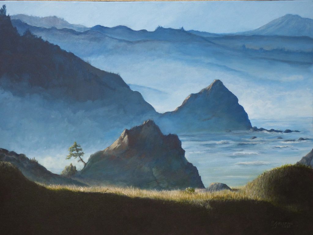 First Light
Oregon Central Coast
18 x 24 Acrylic on Canvas
Private Collection
