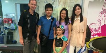 Exam day with students