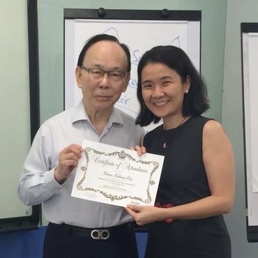 With Professor Edward Ho after completing professional development class