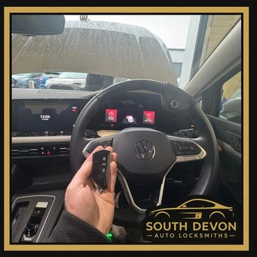 Spare key. VW Golf 2024. Exeter.