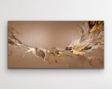 acrylic pour original abstract art fluid art painting acrylic on canvas crystal coast originals