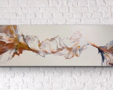 acrylic pour original abstract art fluid art painting acrylic on canvas crystal coast originals